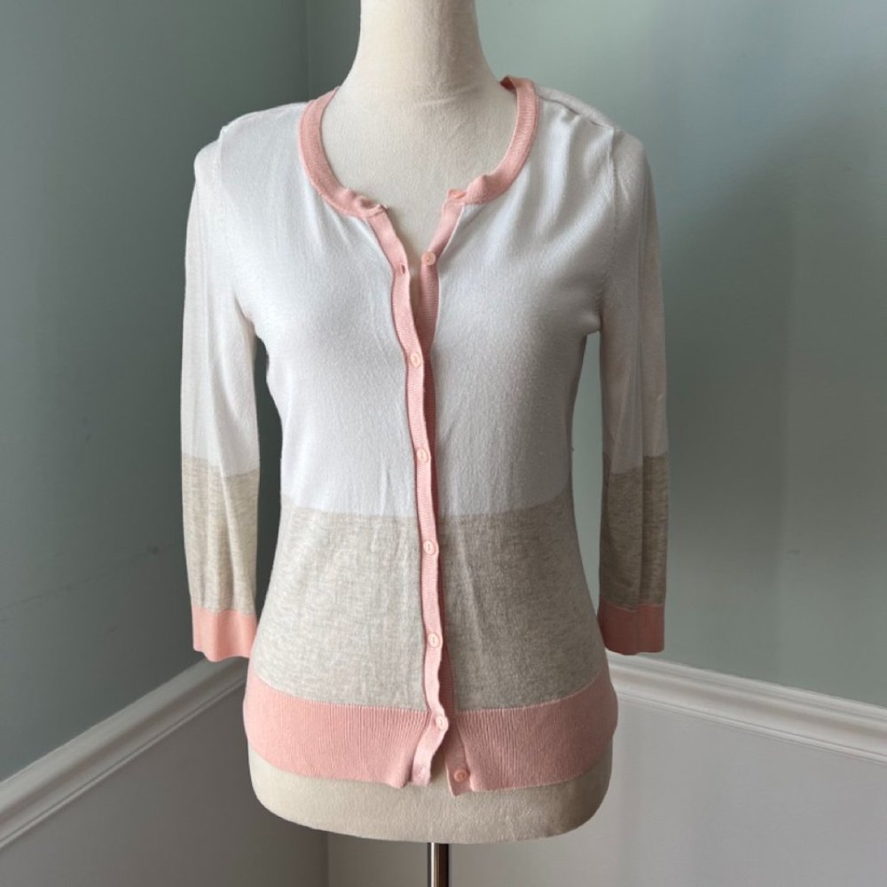 Three Quarter Sleeve Cardigan